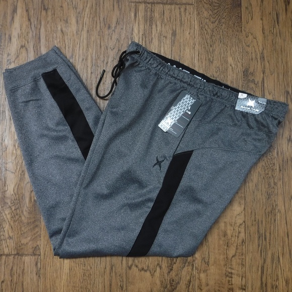 Game Time Rapid Dry Tech Black Accent on GrayElastic Waistband Athletic Pant - Picture 1 of 8